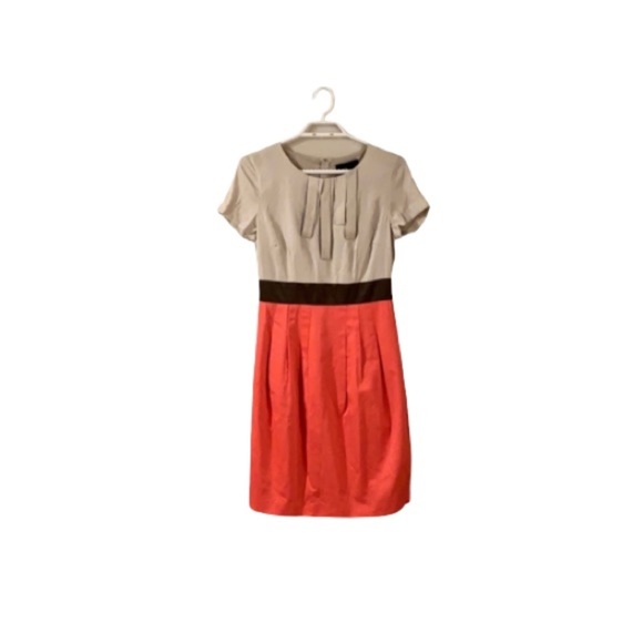🆕 Vero Moda Pleated Colour Block Dress - Women’s Size 36 - Picture 1 of 7